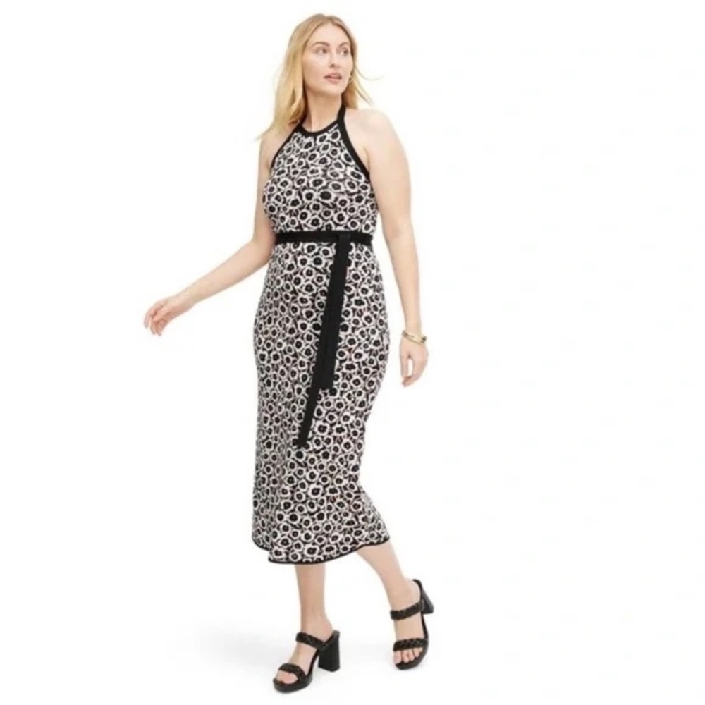 DVF x Target Poppy Floral Sweater Dress